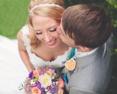 Bridal bouquet with summer flowers - East Sussex