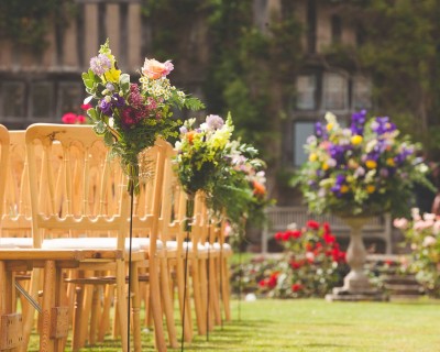 Summer flowers for the aisle - East Sussex