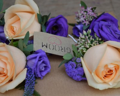 Corsage with summer flowers - East Sussex