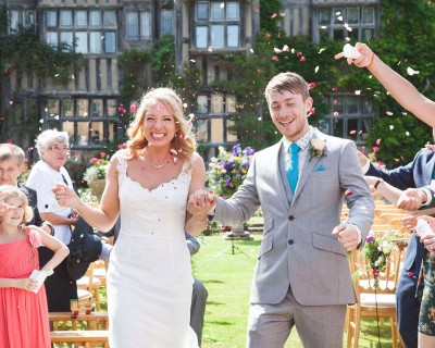 Bridal bouquet with summer flowers - East Sussex