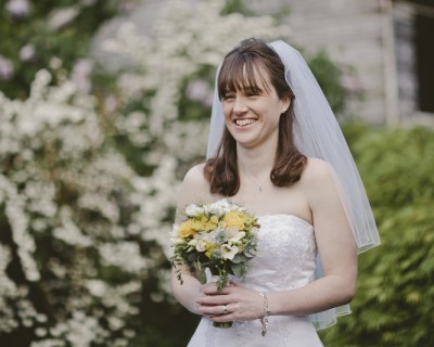 Yellow flowers bride's bouquet - West Sussex