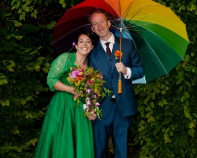 Tropical wedding flowers - Surrey