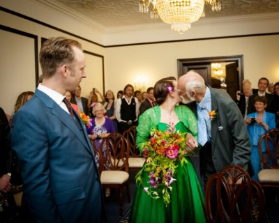Tropical brides bouquet - Surrey