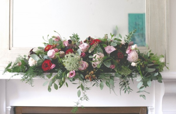 Mantelpiece arrangement at The Claremont Hove