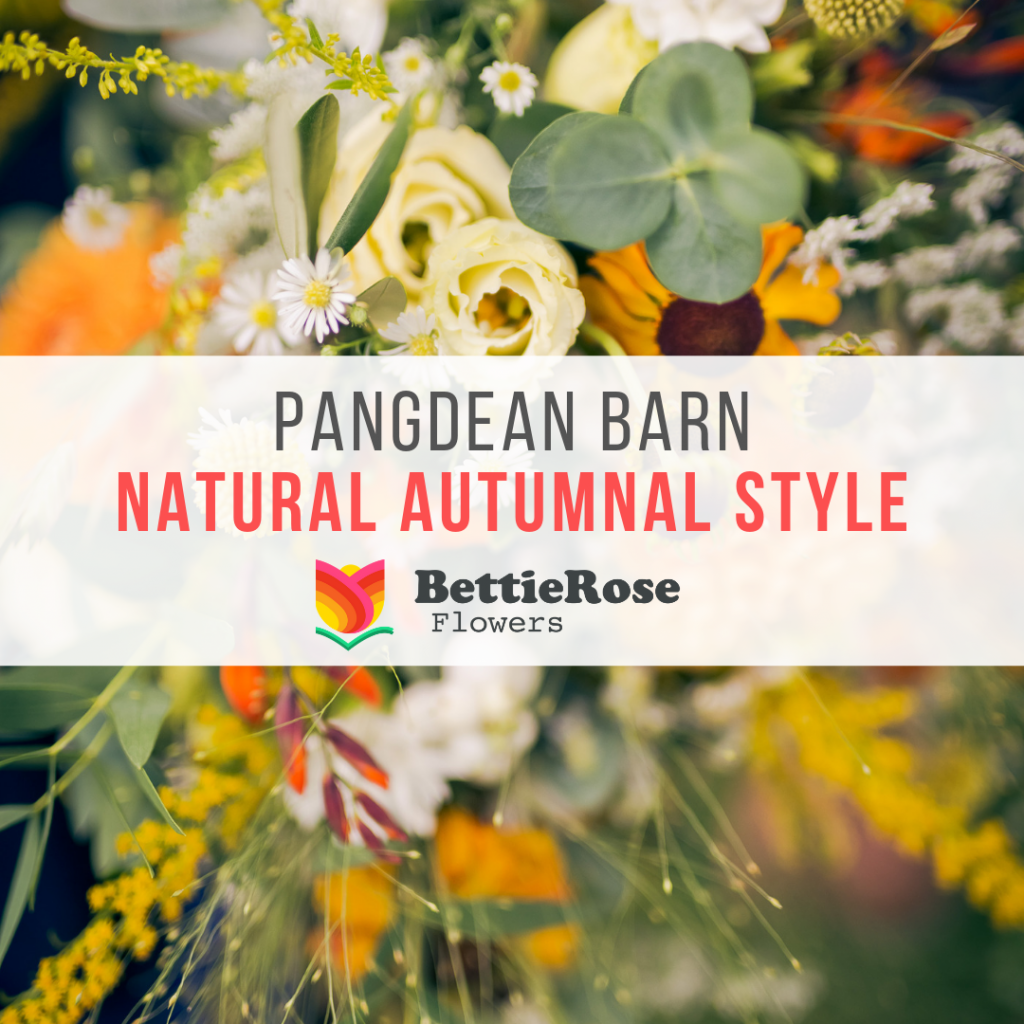 autumn wedding flowers at pangdean barn blog post