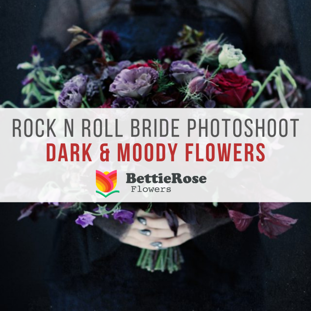 gothic style wedding flowers