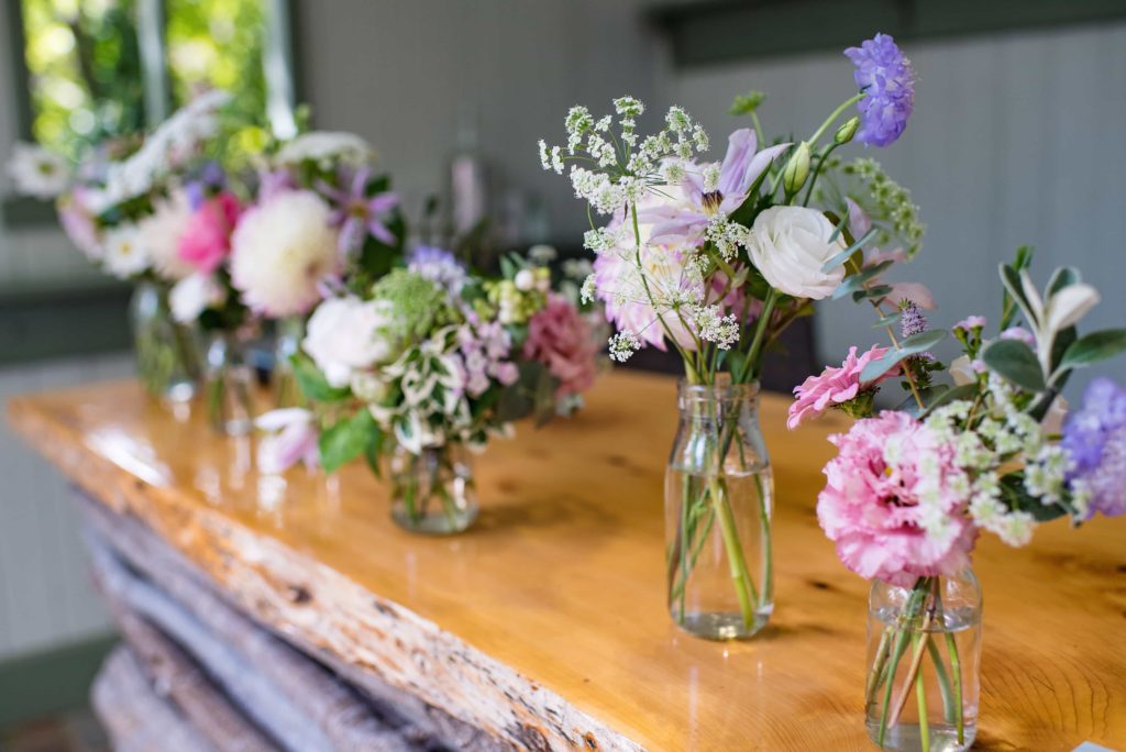 Eco friendly flowers at Pangdean Barn Brighton.