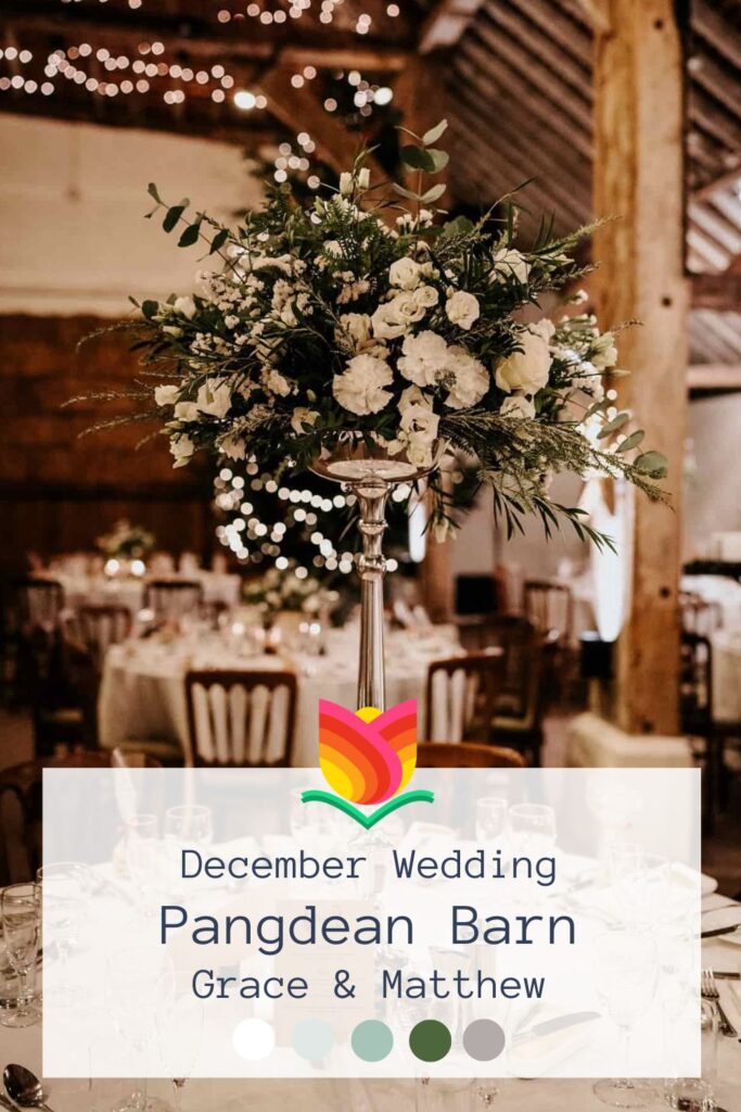 Winter wedding at Pangdean Barn